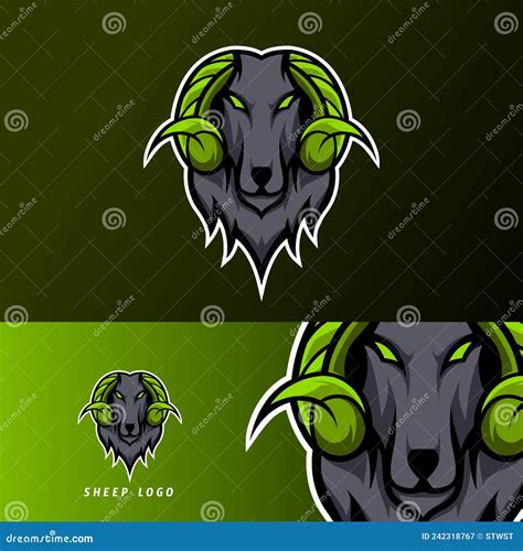 Goat Sport Or Esport Gaming Mascot Logo Template For Your Team Vector