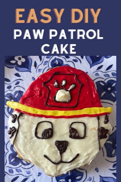 Easy DIY paw patrol cake - by Tania liz