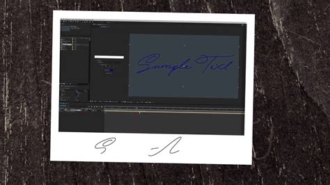 Signature Animated Handwriting After Effects Template Youtube