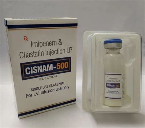 Imipenem 500mg Cilastatin 500mg Injection Prescription Oscar At Rs