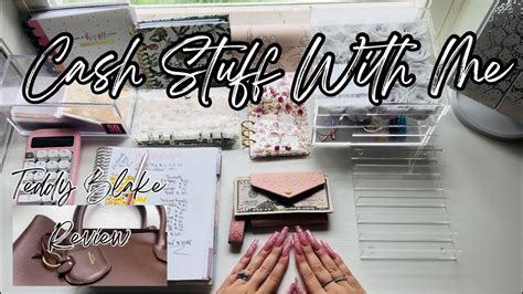 Cash Stuff With Me Ft TEDDY BLAKE BAG REVIEW Cash Stuffing Bills