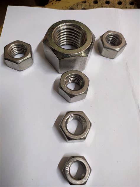 Mild Steel Ms Hex Nuts Mm At Rs Kg In Mumbai Id