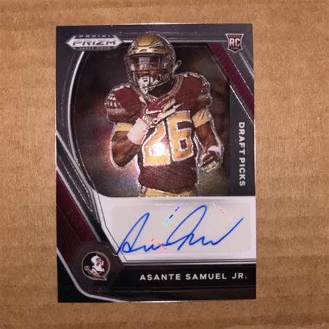 Asante Samuel Jr Rookie Auto Prizm Draft Picks Autographe Fsu