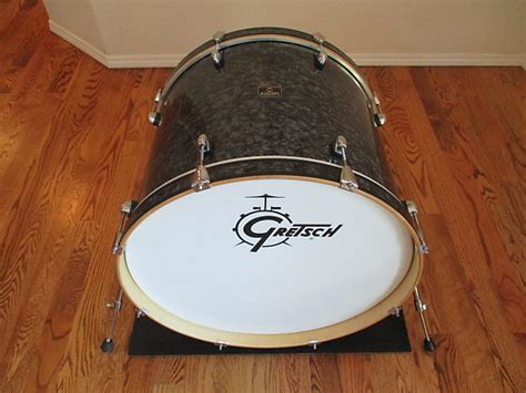 Gretsch Catalina Club Rock 24 X 18 Bass Drum Virgin Black Reverb