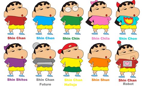 shin chans coisins  michaeltoon  deviantart