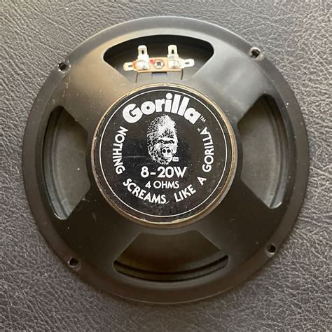 Gorilla 8” Guitar Speaker 20w 4 Ohms Tc 35 The Tube Reverb Uk