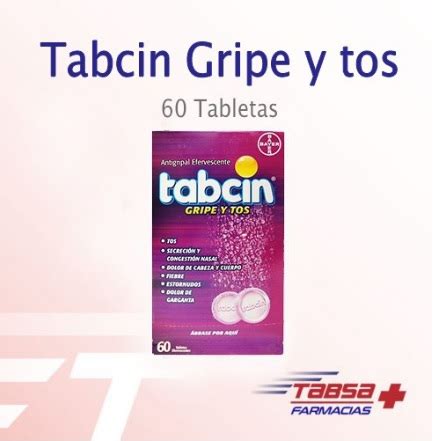 Tabsa Express Medicamentos Tabcin Gripe Tos Tabletas