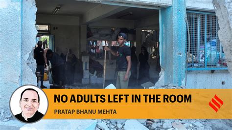 Pratap Bhanu Mehta Writes Cries Buried Under Rubble Of Gaza Will Come