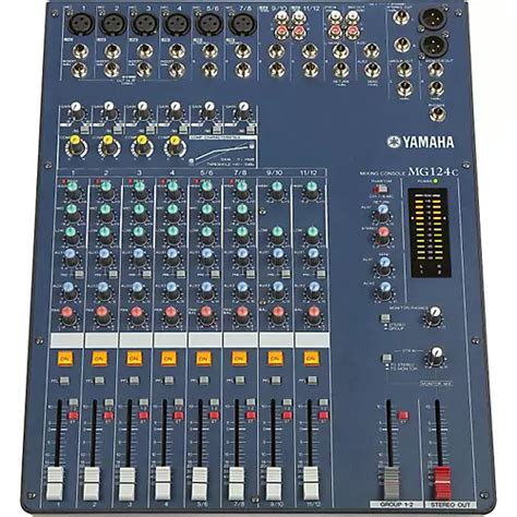 Yamaha Mg124c 12 Input Stereo Mixer With Compression Musicians Friend