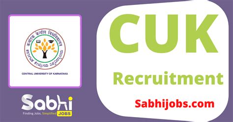 CUK Recruitment 2024 Latest Vacancy Cuk Ac In Careers