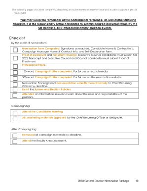 Fillable Online Candidate Filing For 2024 Elections Begins December 4