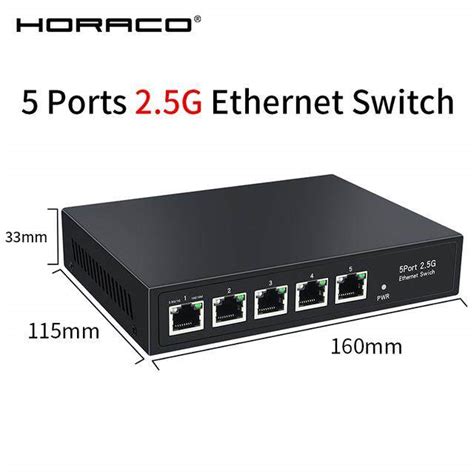 Bwmkd Horaco G Ethernet Switch Gbase T Port Rj Fanless