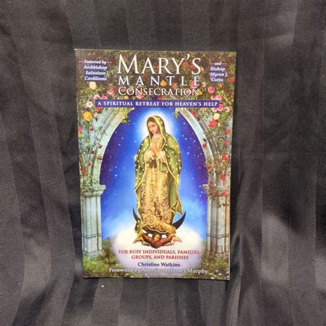 marys mantle consecration  christine watkins