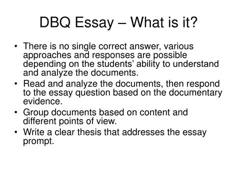 Ppt Document Based Question Dbq Powerpoint Presentation Free