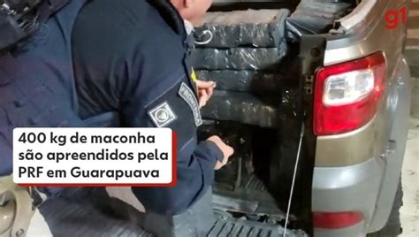 Paraguaio é preso após PRF apreender quase 400 kg de maconha em veículo