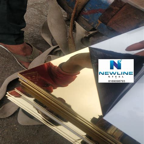 Stainless Steel Pvd Coated Gold Sheet Size At Rs Kg