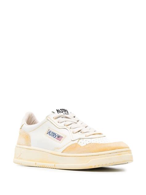 Autry Two Tone Low Top Sneakers Farfetch