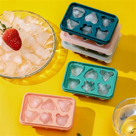 Riguas Ice Cube Tray Food Grade Quick Demoulding High Elasticity Cells