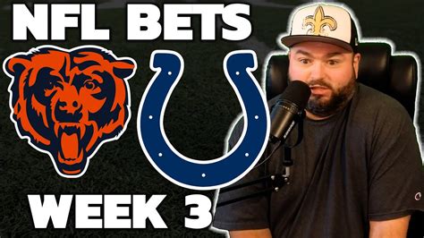 Bears Vs Colts Week 3 Bets Nfl Picks With Kyle Kirms Youtube