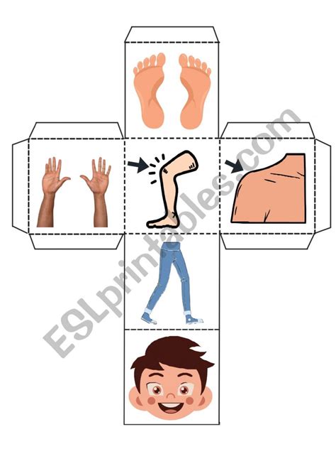 Parts Of The Body ESL Worksheet By Joss0912312