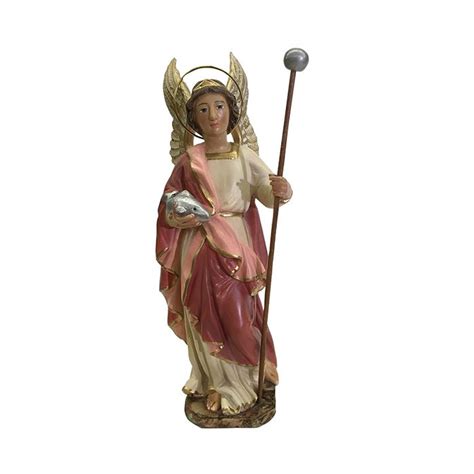 Catholic Statuary - St. Raphael Angel Statue - 12" | Leaflet Missal