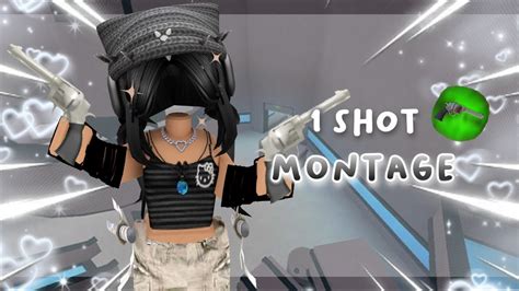 One Shot Montage Mm2 Roblox Youtube