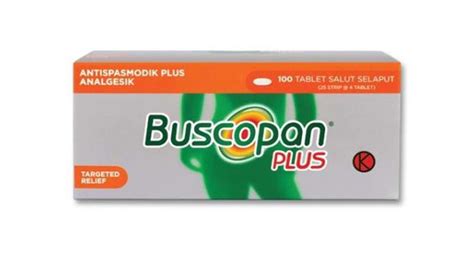 Buscopan Plus Tablet Ini Dosis Dan Kegunaannya Medicastore