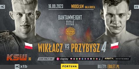 Ksw Jakub Wik Acz Zawalczy Z Sebastianem Przybyszem