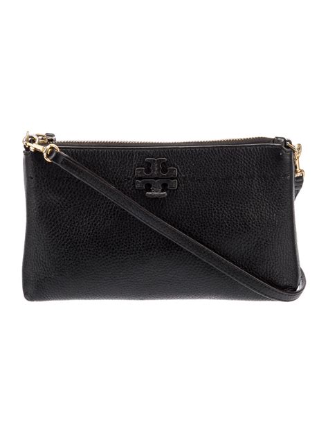 Tory Burch Leather Crossbody Bag Black Crossbody Bags Handbags Wto636065 The Realreal