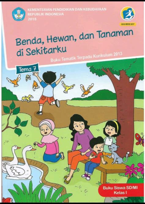 Buku Teks Buku Siswa Tematik Terpadu Tema 7 Benda Hewan Dan Tanaman