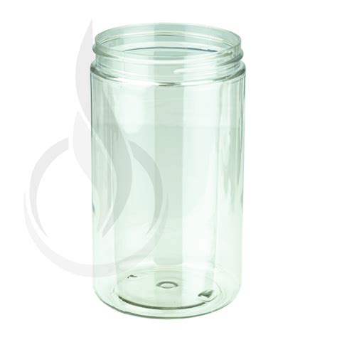 Oz Clear Pet Plastic Single Wall Jar Liquid Bottles Llc