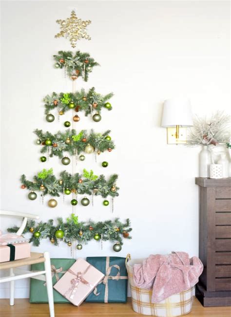 25 Wall Christmas Tree Ideas | Apartment Therapy