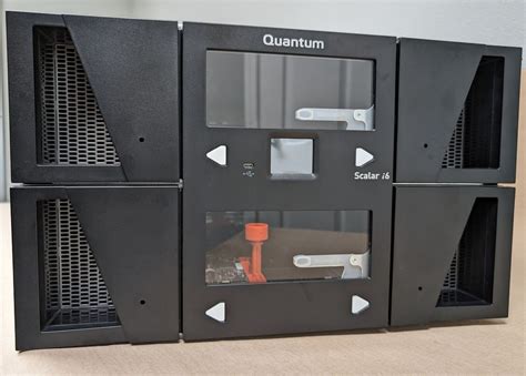 Quantum Scalar I6 Tape Library 3 07700 02 W2x Lto 7 00vj493 Drives 100