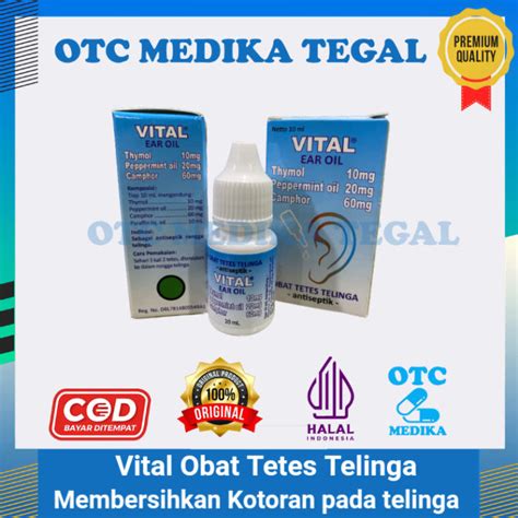 Vital Ear Oil Obat Tetes Telinga Membersihkan Kototan Pada Telinga