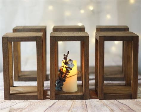 6 9 Bulk Wedding Lantern Centerpieces Rustic Wedding Table Etsy Rustic Wedding Table Decor