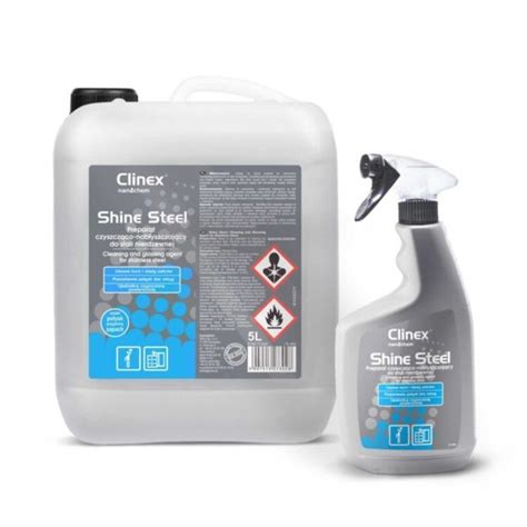 CLINEX SHINE STEEL 5L Płyn do stali nierdzewnej AdRem Higiena