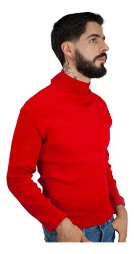 Sueter Para Hombre Cuello Alto Otoño Invierno Meses sin interés