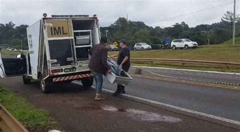 Homem que morreu atropelado na BR 277 é identificado como Dalmir Nunes