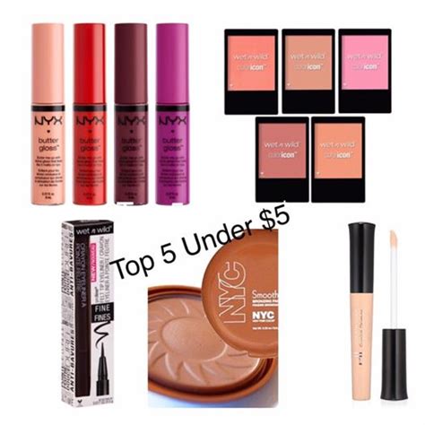 Top 5 Makeup Products Under 5