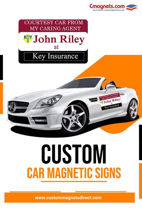 CUSTOM MAGNETIC SIGNS FOR CARS & VANS | Custom car magnets, Car signs ...