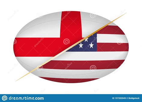 England Versus USA, Concept for Rugby Tournament Stock Vector ...