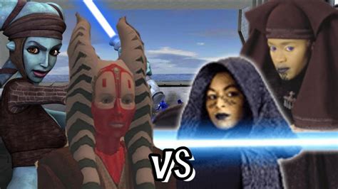 Luminara Baris Offee Vs Shaak Ti Aayla Secura Youtube