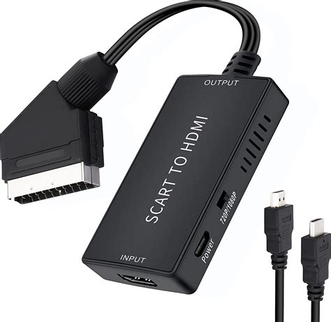 JiuYean Scart To HDMI Converter SCART To HDMI Full HD 720P 1080P