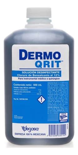 Dermo Qrit 500ml Cloruro De Benzalconio Pack C 10 Pz Envío gratis