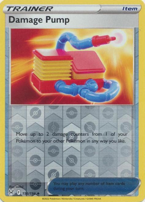 Damage Pump Reverse Holo 156 Prices Pokemon Lost Origin Pokemon