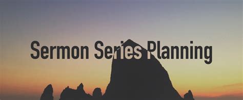 9 Questions to Help You in Sermon Series Planning – Church Sermon ...