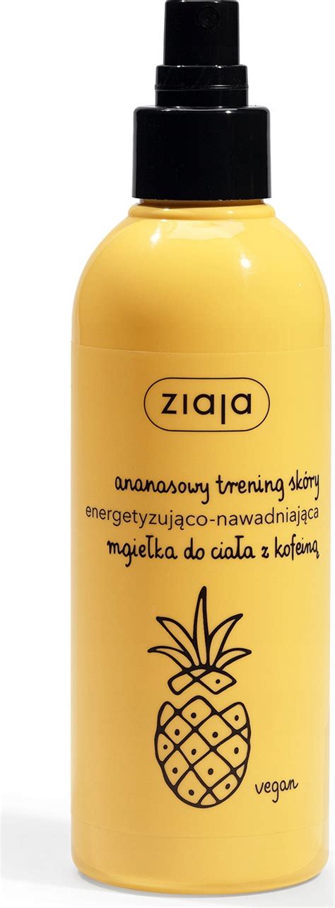 ZIAJA Ananas Mgiełka do ciała z kofeiną 200 ml 11799019149 Allegro pl