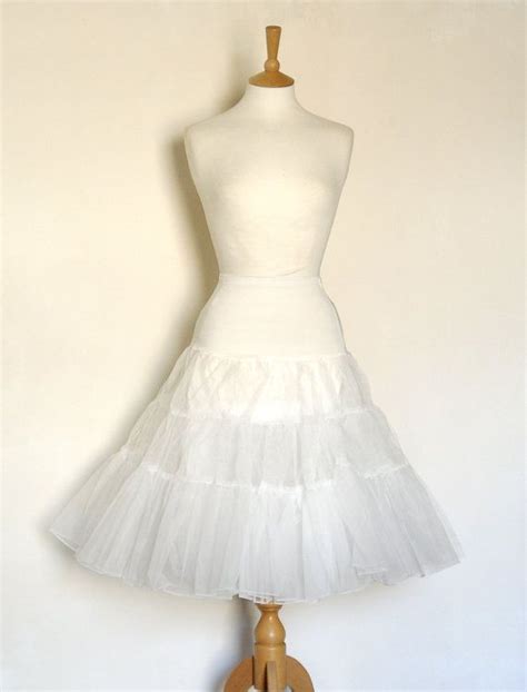 Ivory Prom Petticoat Double Layer Full Fifties Style Etsy Uk