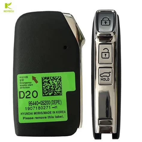 Keyecu Replacement Smart Remote Key Fob Button Mhz Id For Kia