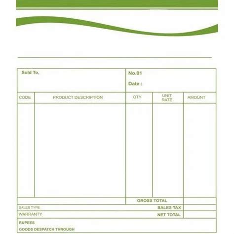 White Printed Bill Book A4 Size 125 Pages At 125 Piece In New Delhi